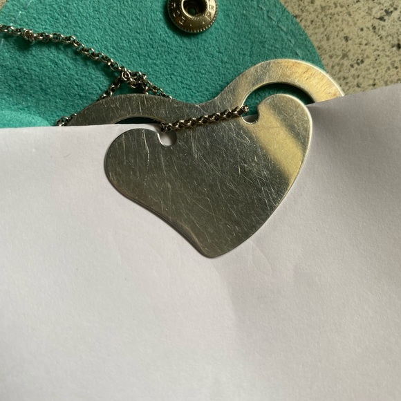 Tiffany&co Elsa Peretti LG vintage $/b card/holder or charm. Chain not included - Picture 7 of 9